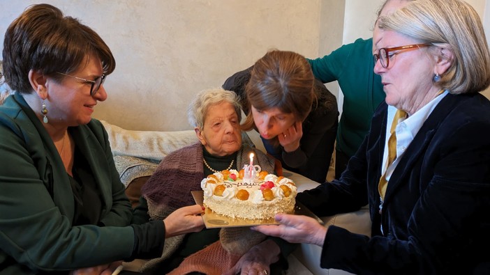 Maria Marra ha spento 102 candeline ed è la più anziana di Borgo San Dalmazzo
