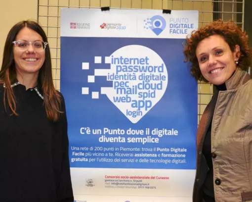 La vicesindaca e assessora Beatrice Aimar e il Direttore del Consorzio Giulia Manassero La vicesindaca e assessora Beatrice Aimar e il Direttore del Consorzio Giulia Manassero