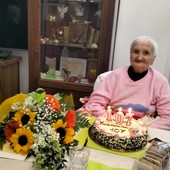 Francesca Nannarone, lo scorso febbraio quando ha compiuto 107 anni Francesca Nannarone, lo scorso febbraio quando ha compiuto 107 anni
