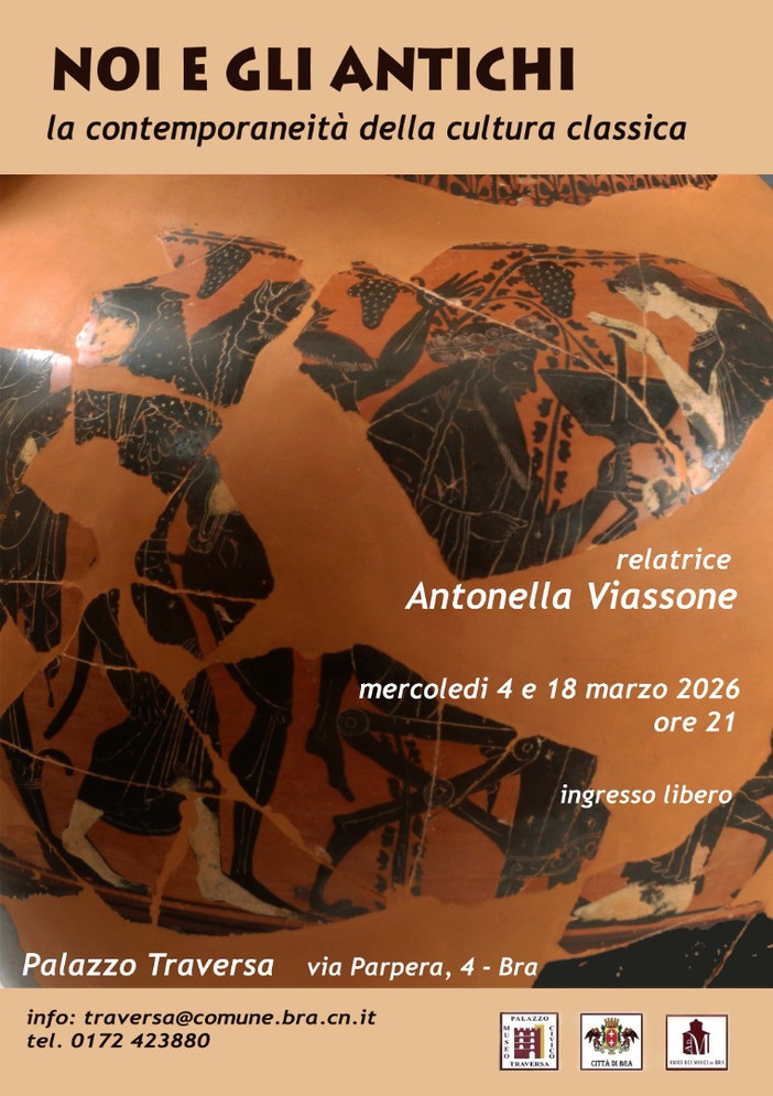 Bra: due serate a Palazzo Traversa per riscoprire la contemporaneità della cultura classica