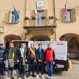 Valle Gesso, l'unione fa la forza (e la pulizia): Valdieri e Roaschia acquistano insieme una motoscopa hi-tech [VIDEO]
