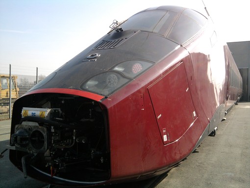 E' all'Alstom di Savigliano il treno del Ntv, l'Agv 575 E' all'Alstom di Savigliano il treno del Ntv, l'Agv 575