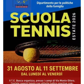 Busca, al via il centro estivo al Tennis Club: sport e giochi per bambini e ragazzi dai 6 ai 14 anni