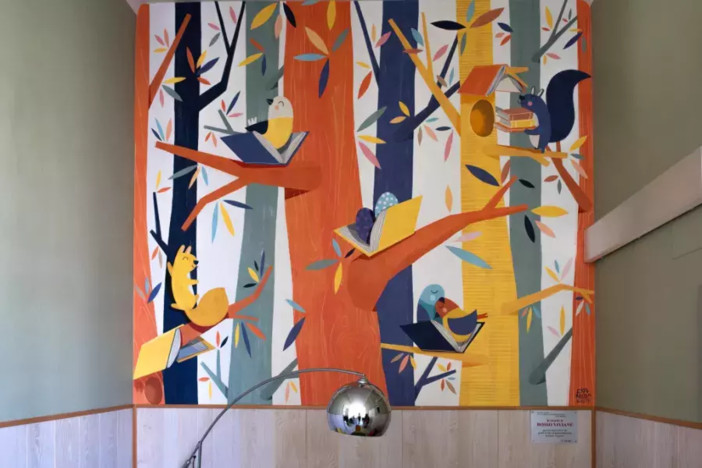 La Biblioteca Civica di Busca si tinge di nuovo