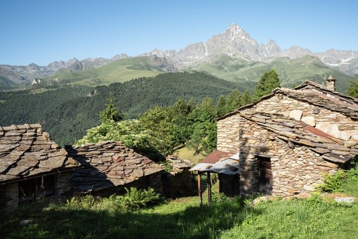 Vista sul Monviso da Ostana Vista sul Monviso da Ostana