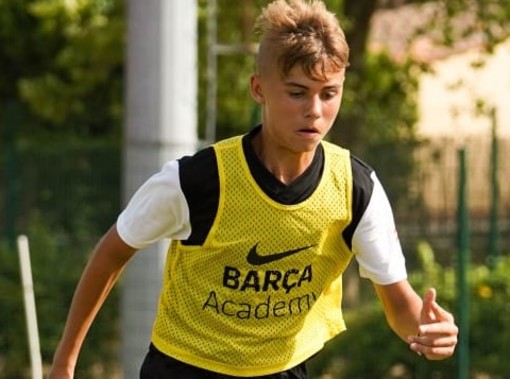 Calcio: Centallo, il 2009 Andrea Olivero tra i selezionati per il Barça Academy World Cup 2023 - Team Italia U14