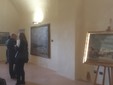 Saluzzo, Castiglia, mostra La scelta di Giulio, sala con i quadri dei collezionisti
