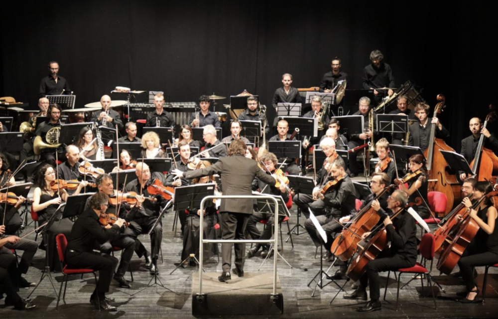 Bernezzo, l’Orchestra Bruni in concerto nella cava Unicalce