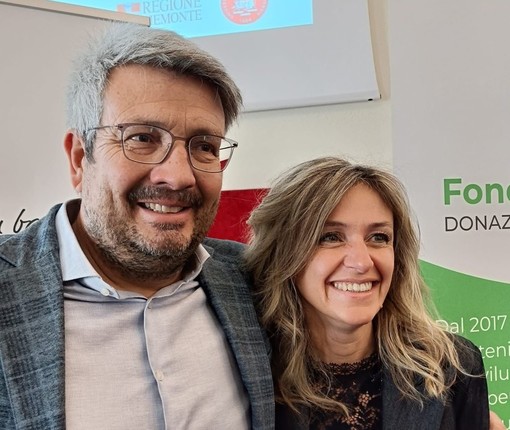 Paolo Manera con la moglie Giulia Negri