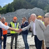 Tunnel di Tenda, ieri al cantiere anche Luca Robaldo: "Se ci credo? Preferisco fidarmi, ma chiedo onestà"