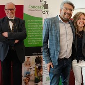 A sinistra Marco Borgogno e a destra Paolo Manera con la moglie Giulia