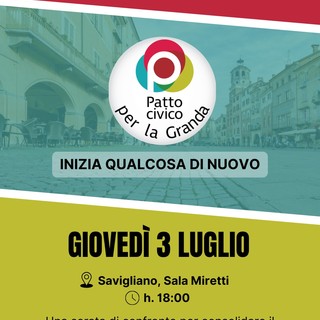 Patto Civico per la Granda: a Savigliano la terza tappa