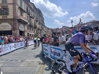 Saluzzo, partenza del Giro d'Italia Women