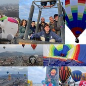 In volo nel cielo di Mondovì a bordo della mongolfiera &quot;F-Gopa&quot; al 33° Raduno Aerostatico dell'Epifania [FOTOGALLERY E VIDEO]