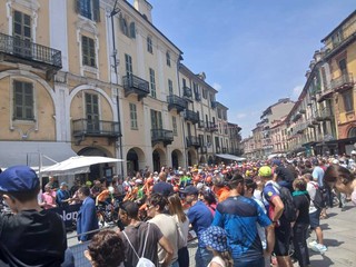 Saluzzo, partenza del Giro d'Italia Women
