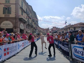 Saluzzo, partenza del Giro d'Italia Women