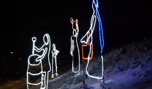 Il Presepe di Luci di Mango (ph.visitlmr.it)