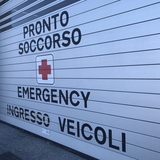Immagine di repertorio dell'ingresso del Pronto Soccorso dell'ospedale S.Croce e Carle di Cuneo