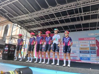 Saluzzo, partenza del Giro d'Italia Women
