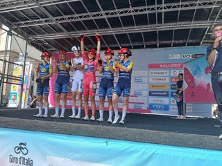 Saluzzo, partenza del Giro d'Italia Women