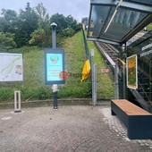 A Cuneo un'area intelligente anche nella zona dell'ascensore panoramico