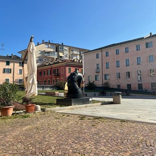 Il sagrato di piazza Boves a Cuneo