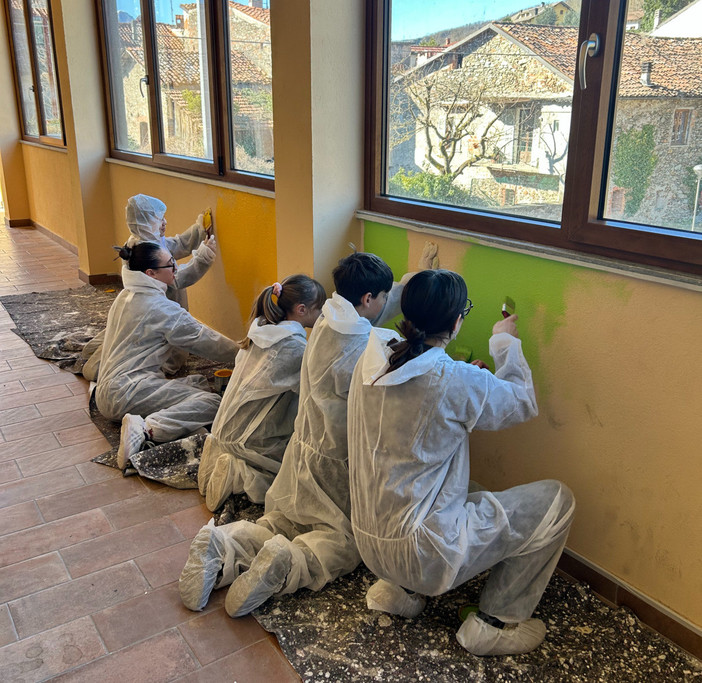 La scuola si fa bella a Priola, grazie alla collaborazione con il “Baruffi” di Ceva
