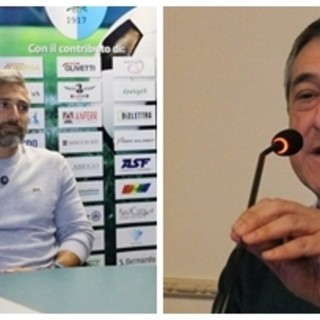 Maxim Pioggia e Giacomo Germanetti, presidenti di Albese e Bra Maxim Pioggia e Giacomo Germanetti, presidenti di Albese e Bra