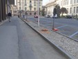 Saluzzo, piazza XX Settembre senza i platani