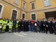 Nastrini e attestati a Mondovì per ringraziare i volontari e la Polizia locale per il servizio svolto durante l'emergeza Covid [FOTOGALLERY]