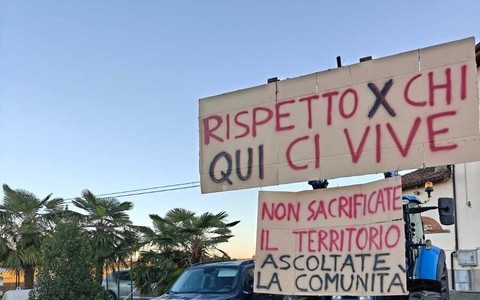 Ruata Eandi, Saluzzo il presidio pubblico del no a biogestore