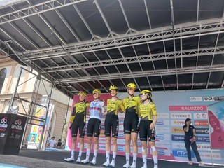 Saluzzo, partenza del Giro d'Italia Women