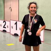 TENNISTAVOLO / L'undicenne albese Prisca Cosentino protagonista a Torino TENNISTAVOLO / L'undicenne albese Prisca Cosentino protagonista a Torino