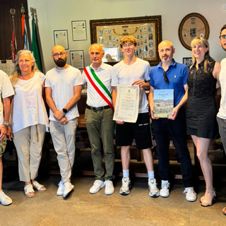 Monticello d'Alba: consegnata la benemerenza sportiva ad un giovane studente