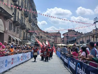 Saluzzo, partenza del Giro d'Italia Women