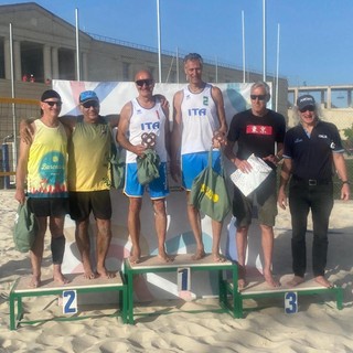 Alberto Candela e Paolo Bina trionfano a Barcellona: oro ai Mediterranean Master Games di beach volley over 60  Barcellona