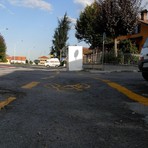 Pista ciclabile in frazione Beguda a Borgo San Dalmazzo Pista ciclabile in frazione Beguda a Borgo San Dalmazzo