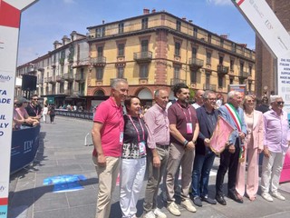 Saluzzo, partenza del Giro d'Italia Women