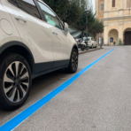 I parcheggi blu in piazza Misericordia I parcheggi blu in piazza Misericordia