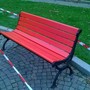 Panchina rossa a Cuneo