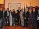 Foto di gruppo per il neo presidente della Provincia Borgna ed i consiglieri eletti