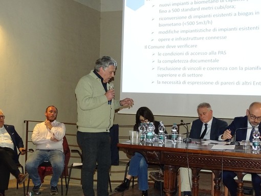 L'intervento di Pellegrino in consiglio