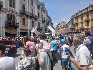Saluzzo, partenza del Giro d'Italia Women