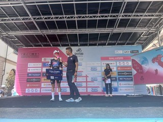 Saluzzo, partenza del Giro d'Italia Women