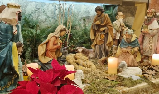 Il presepe allestito nel Santuario nuovo della Madonna dei Fiori a Bra Il presepe allestito nel Santuario nuovo della Madonna dei Fiori a Bra