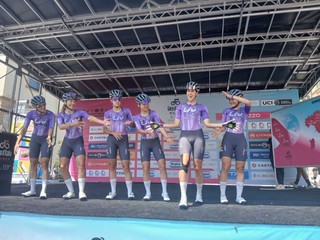 Saluzzo, partenza del Giro d'Italia Women