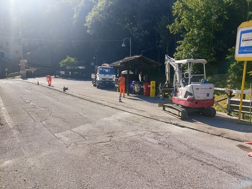 A Brondello cantieri in dirittura d'arrivo tra fibra ottica e messa in sicurezza del territorio A Brondello cantieri in dirittura d'arrivo tra fibra ottica e messa in sicurezza del territorio