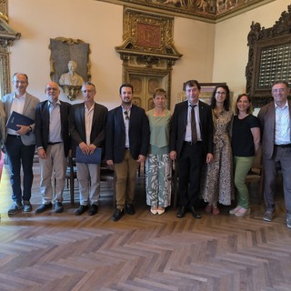 I protagonisti dopo la firma del protocollo d'intesa