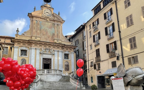 La chiesa dei Santi Pietro e Paolo a Mondovì in una foto di repertorio