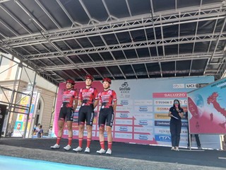 Saluzzo, partenza del Giro d'Italia Women